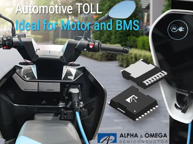 AOS推出適用于電動汽車的80V和100V MOSFET TOLL封裝器件