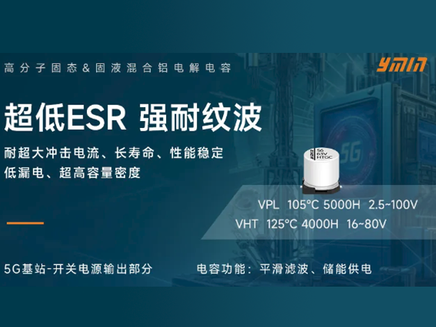永銘電容器：5G基站電源管理的重要解決方案