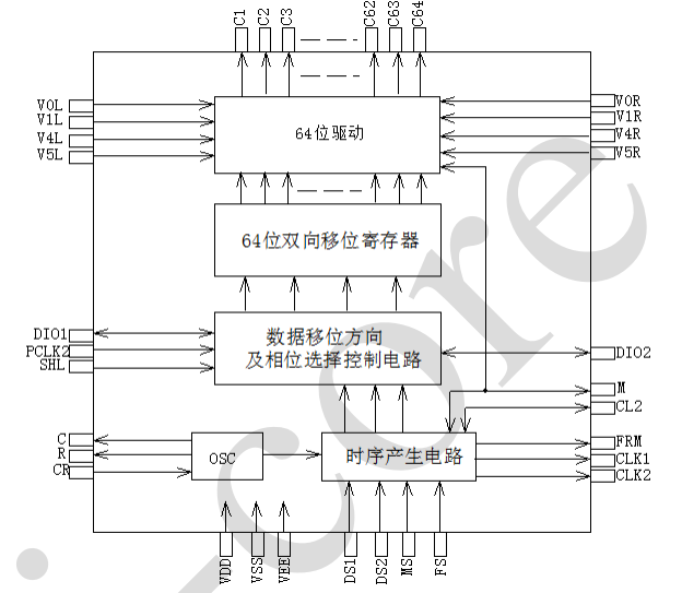 AiP31107E 中微愛芯 點陣型LCD