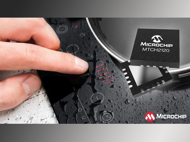 Microchip MTCH2120：快速部署耐水觸摸控制器