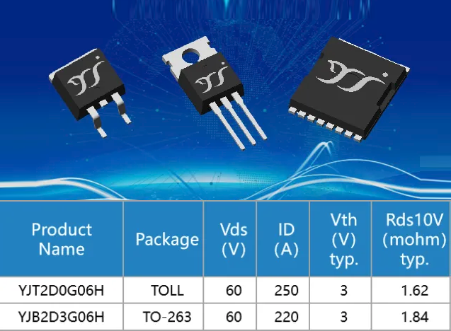 揚(yáng)杰科技發(fā)布N60V SGT MOSFET，賦能清潔